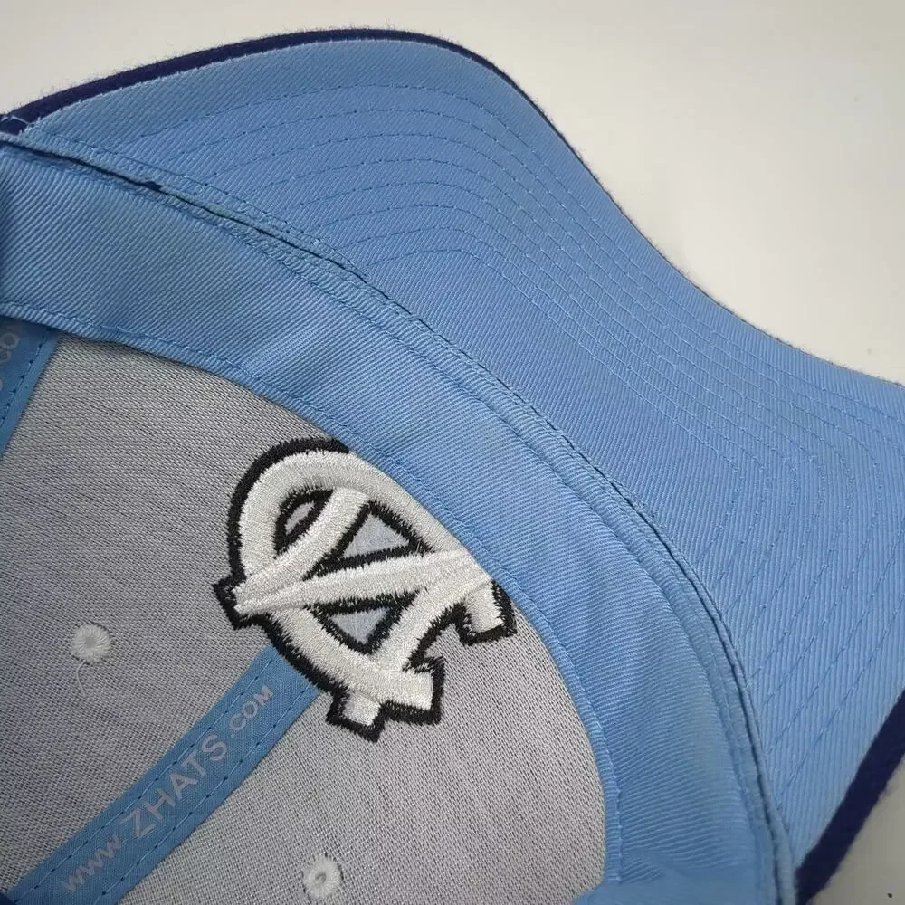 Zephyr North Carolina Tar Heels NCAA Blue Baseball Cap 7 1/8 Fitted Hat NC Logo